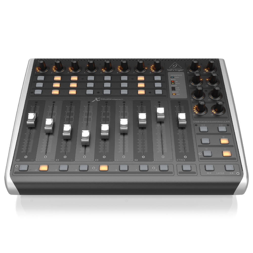Behringer X-Touch コントロールサーフェス フェーダーが動く！BEHRINGERのコントロールサーフェス X Touchを紹介